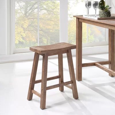 Allister Bar & Counter Stool Birch Lane™ Color: Barnwood Wire-Brush, Seat Height: Counter Stool (24" | Wayfair North America