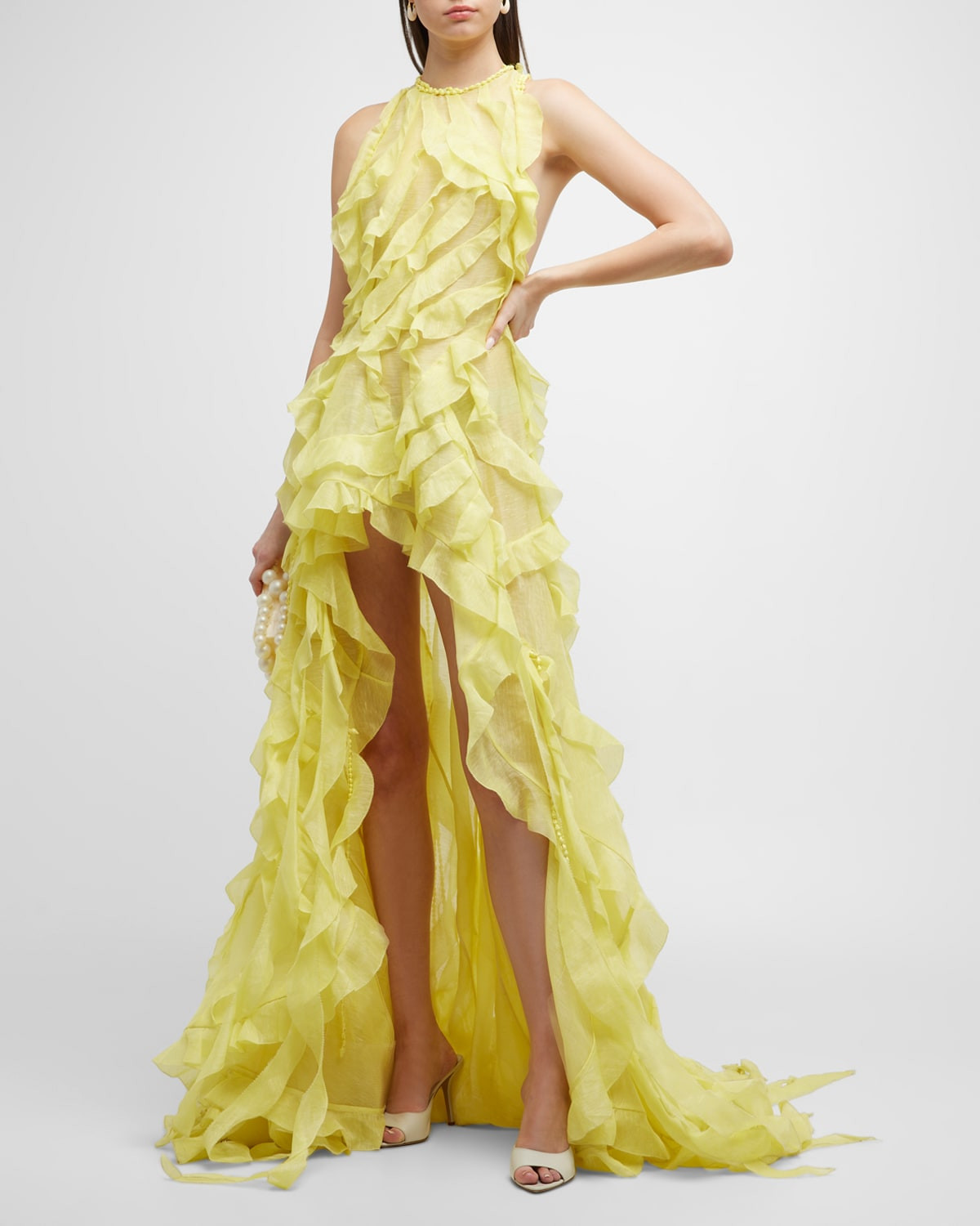 Wonderland Ruffle Gown | Neiman Marcus