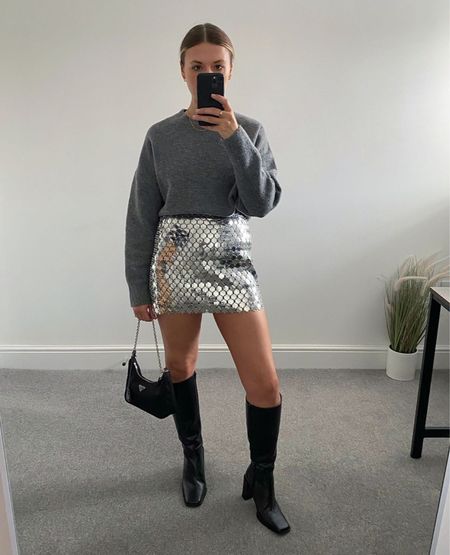 Ways to wear a sequin skirt 🪩

Keep in sparkling but cosy with a grey jumper and knee high boots.



#LTKstyletip #LTKSeasonal #LTKHoliday