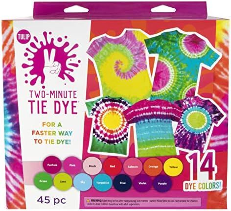 Tulip One-Step Tie-Dye Kit - Two-Minute Kit, Faster Results & Easy Techniques Included, Fun DIY A... | Amazon (US)