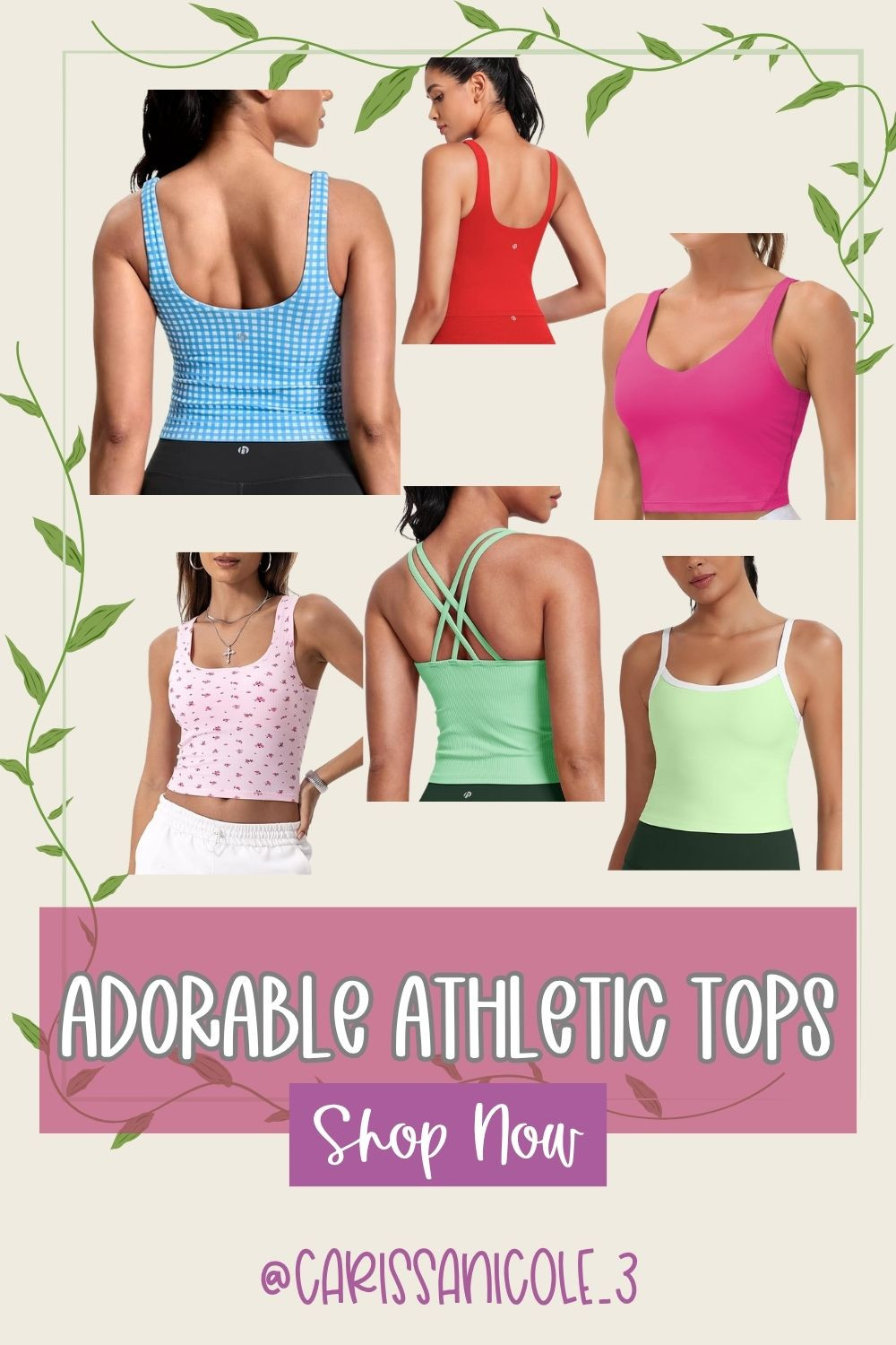 Cutest athletic tops for Spring 

 #LTKselfcare #LTKActive #LTKSaleAlert