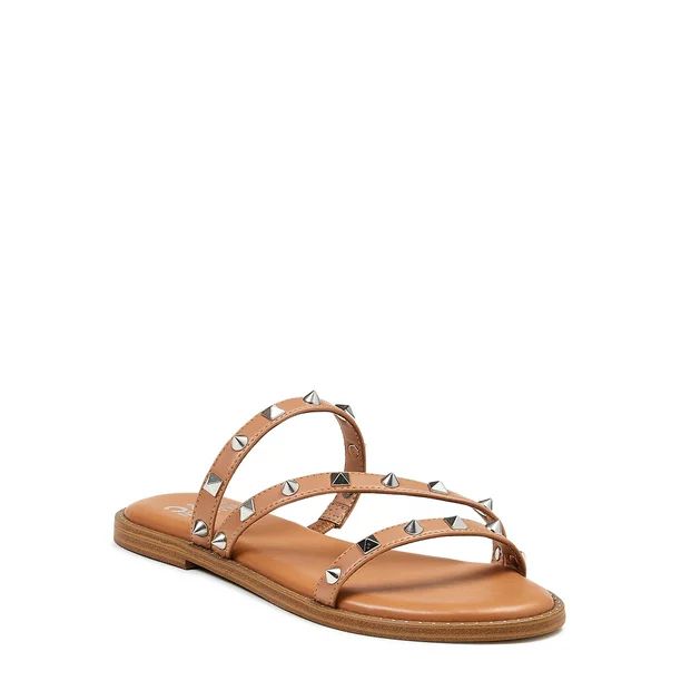 Women Madden Nyc Studded Strap Sandal - Walmart.com | Walmart (US)