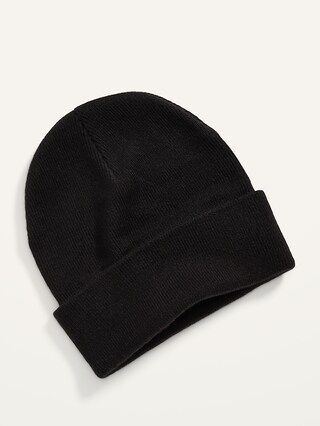 Gender-Neutral Wide-Cuff Beanie Hat for Adults | Old Navy (US)