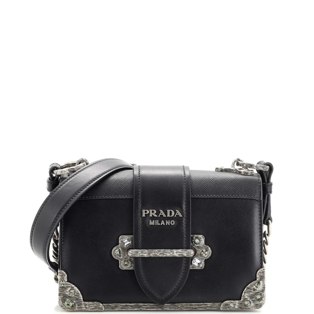 Cahier Chain Crossbody Bag City Calf and Saffiano Small | Rebag