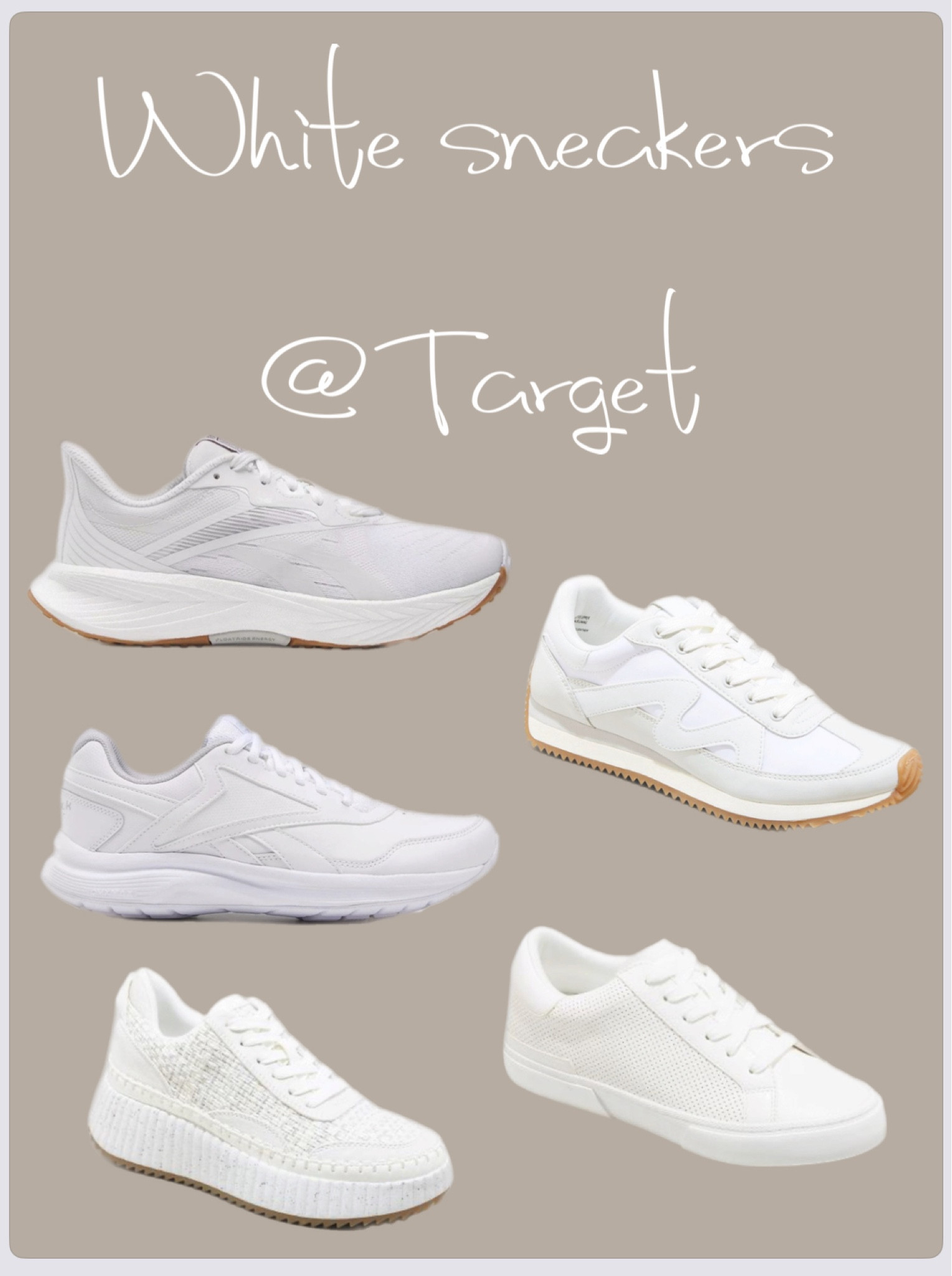 White sneakers 👟 @ Target 🤍