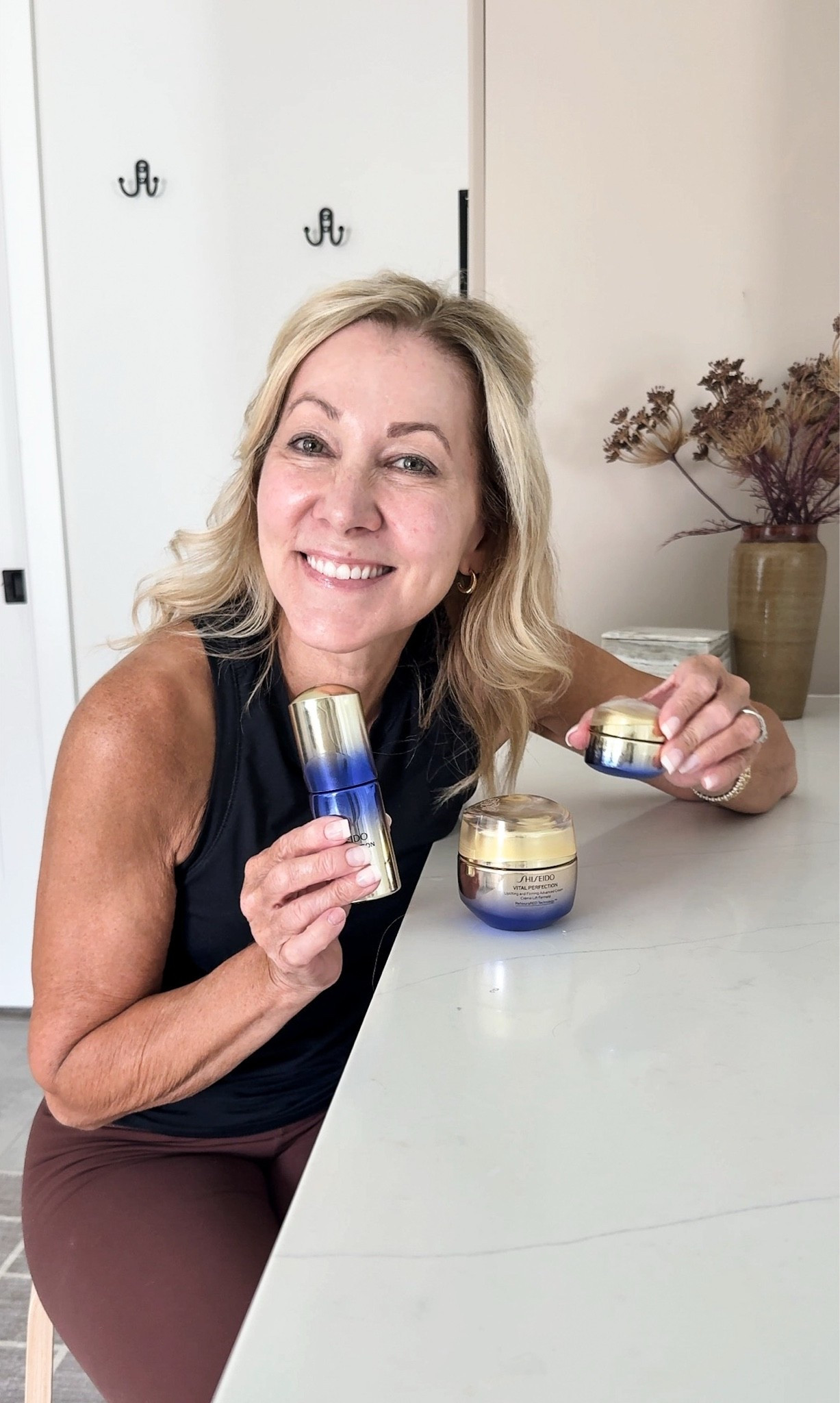 '#ShiseidoPartner Firmer, smoother, more lifted-looking skin? Yes please. ✨

I’ve been incorporating these 3 favorites from @SHISEIDO Vital Perfection into my skincare routine:

✨NEW Intensive Sculpt Define Serum
✨ Uplifting & Firming Advanced Eye Cream
✨ Uplifting & Firming Advanced Cream

Together, they help my skin look more sculpted, hydrated, smooth and radiant, and I love how luxurious they feel! 🤍


#vitalperfection #potentialhasnoage #sculptdefineserum

#LTKdayinmylife #LTKmorningroutine #LTKOver40