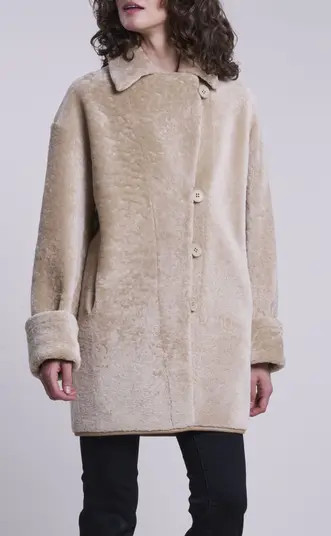 Genuine Shearling Coat | Nordstrom