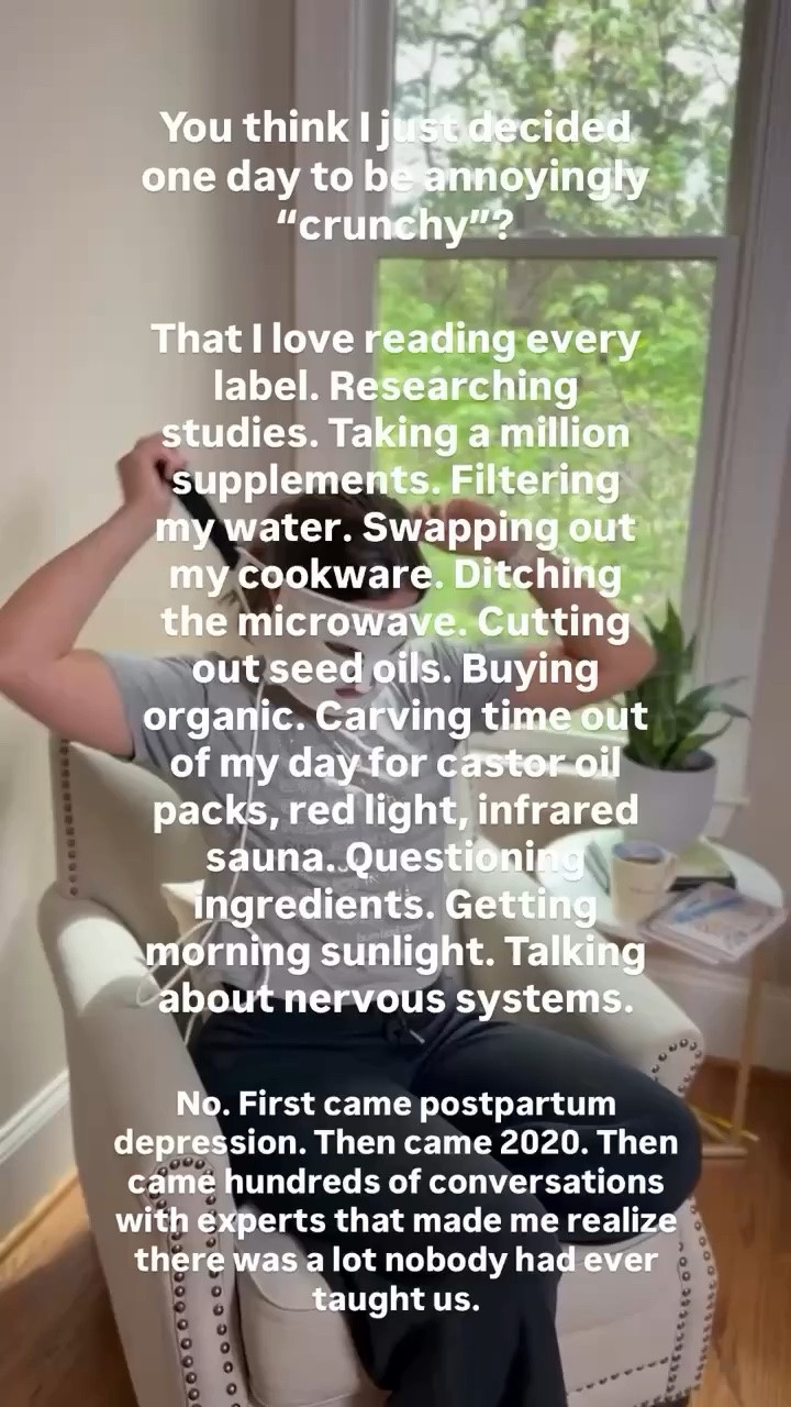 😅 Contrary to popular belief, I didn't wake up one day and decide it would be fun to read ingredient labels, filter my water, ditch plastic, research every product, and spend my free time learning about health.

I did it because postpartum depression, 2020, and asking lots of questions to experts who are way smarter than me on my podcast, lead here.

And when I started asking questions, I realized no one was going to care more about my health & my family's health more than I was.

So I started learning.

One small change at a time.

Not from fear because that too can be JUST as harmful.

From a desire to feel better, have more energy, and show up fully for the people God entrusted to me. 💛

And here's what I've learned:
You don't have to do everything.
You don't have to become "that crunchy mom."
You just have to start paying attention.

One swap.
One habit.
One healthier choice.
One Sunday Reset at a time.

✨ Comment RESET and I'll send you my favorite healthy-living resources and simple habits that have made the biggest difference in my health journey.

Love ya,
Heather 🤍

#SundayReset #HealthyByHeatherBrown Mind Body Spirit, Biblical Health, Millennial Mom