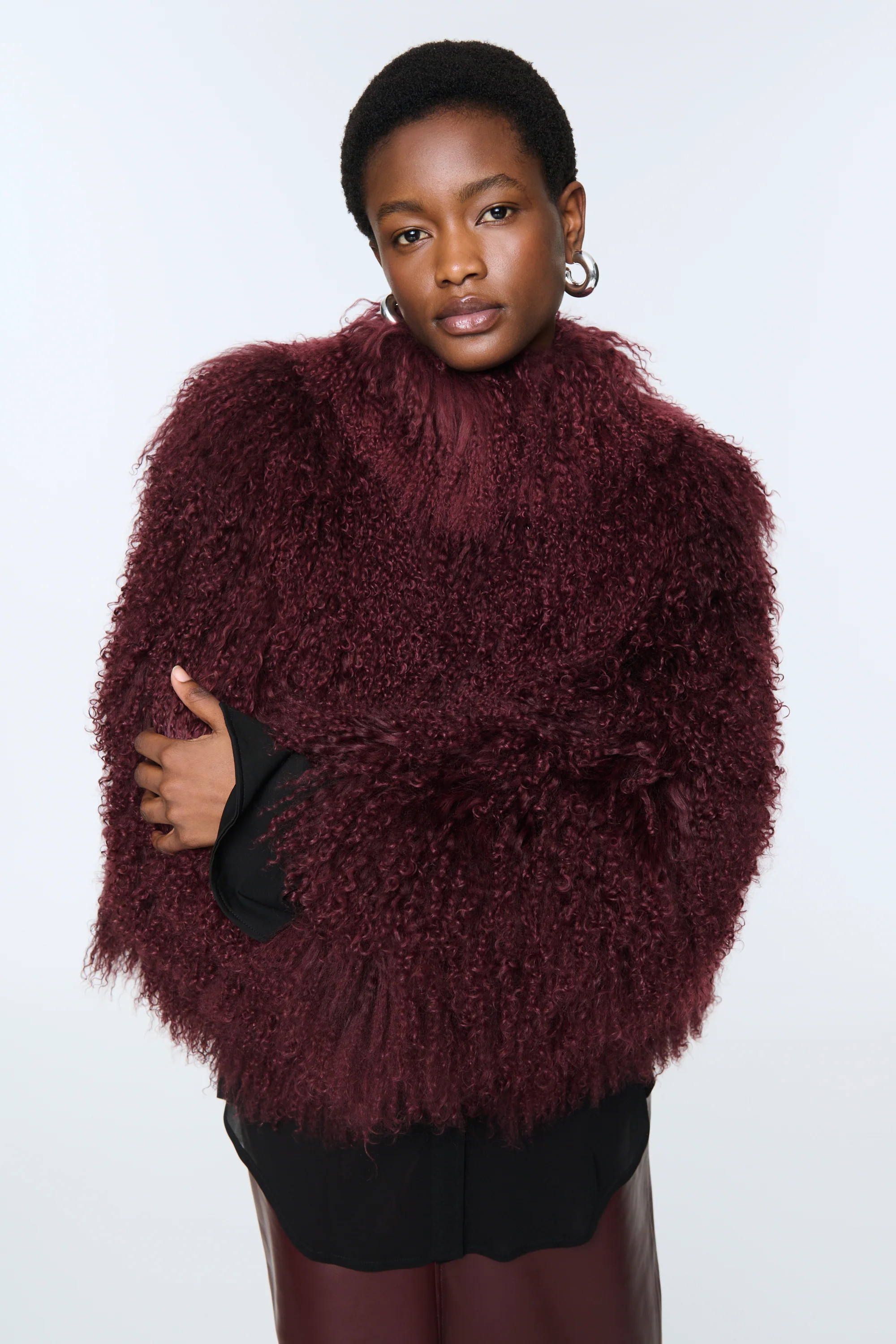 Rochelle Shearling Coat | DUCIE