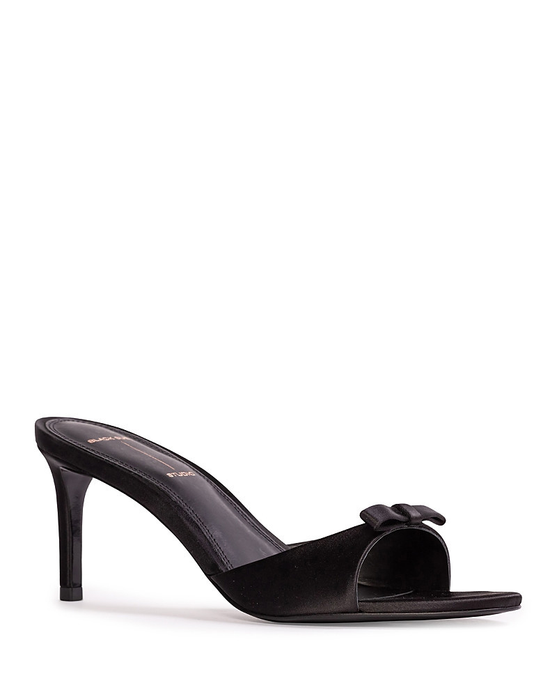 Black Suede Studio Women's Albie 65 Mule Sandals | Bloomingdale's (US)