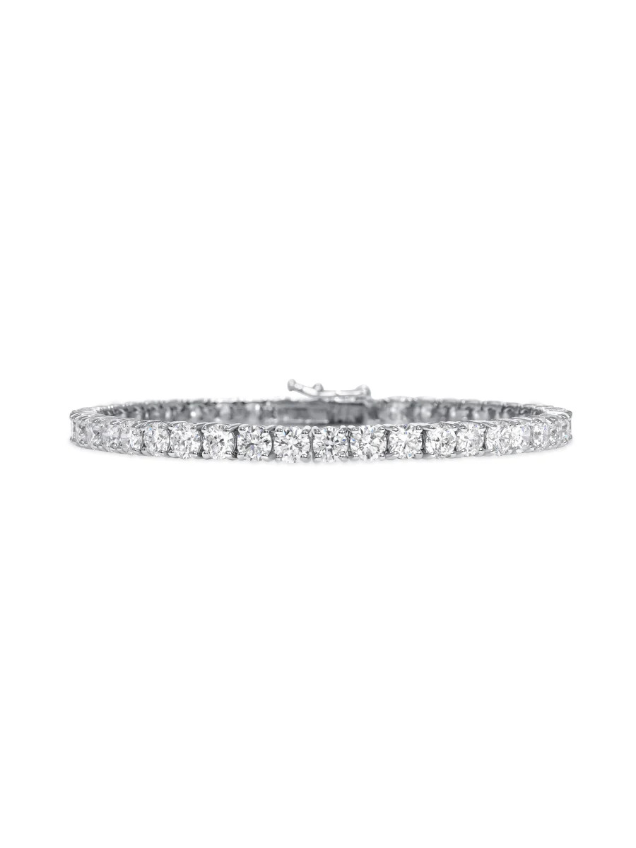 Diamond Tennis Bracelet 14K | leMel