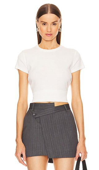 St. Agni Baby Tee in White. | Revolve Clothing (Global)