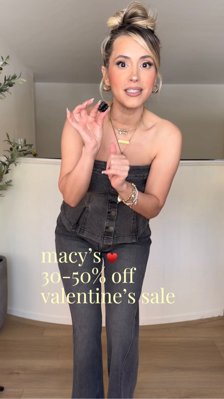 Shop the Valentine's Day Sale @macys from 2/5-2/9 💕🛍️ #macyspartner

Size 27 in jeans | SM in all tops | XS in denim matching top 

#LTKValentine #LTKootd #LTKSaleAlert