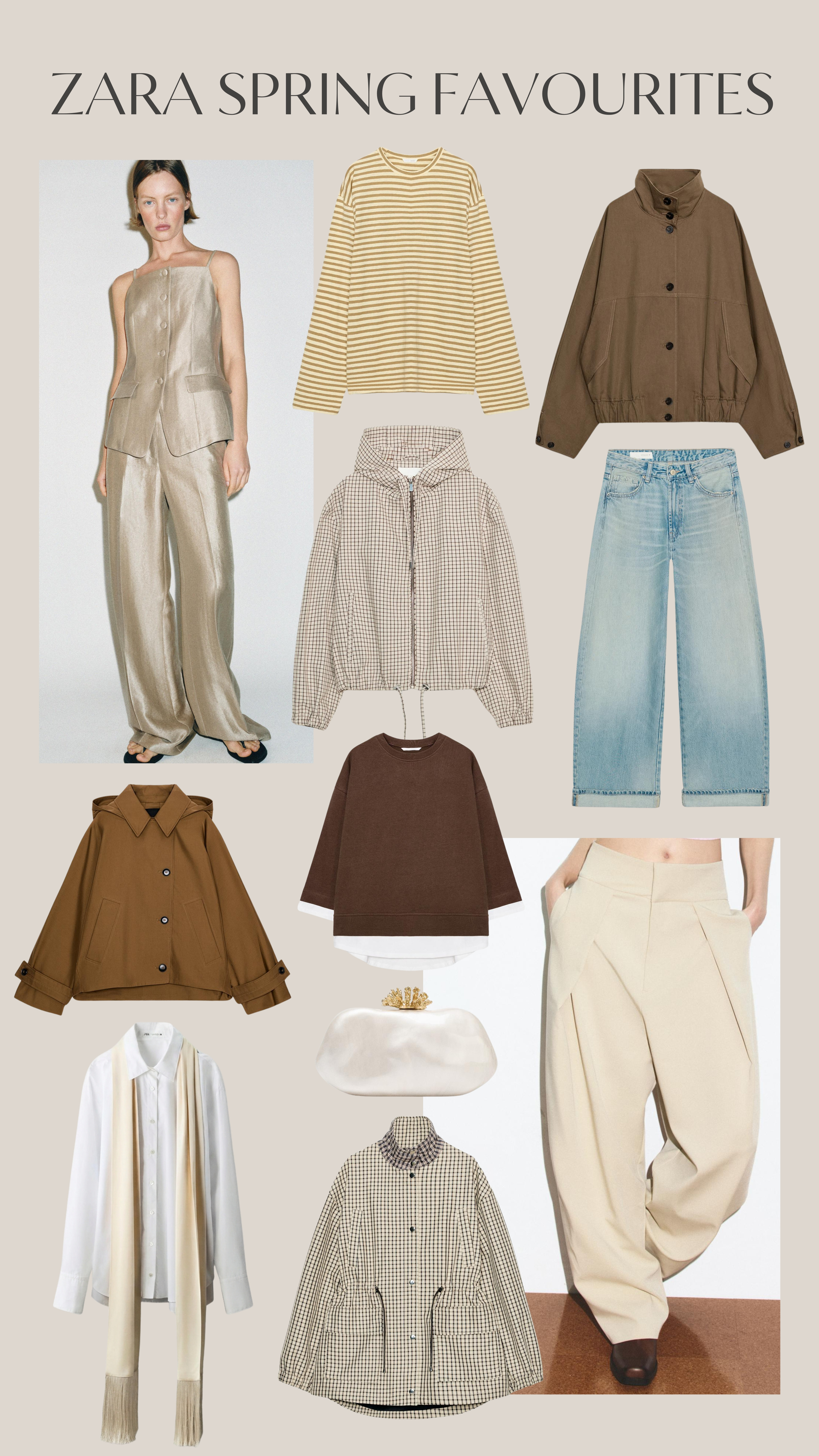 Zara spring favourites ✨

barrel leg, balloon trousers, utility jacket, high neck jacket, stripe t shirt, check jacket, cinched jacket 

 

#LTKuk #LTKspring #LTKjeans