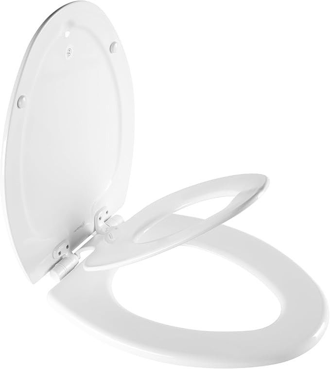 Mayfair NextStep2 Slow-Close Toilet Seat with Built-In Toddler Potty Training Seat, Removable, Wh... | Amazon (US)