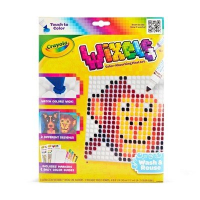 Crayola Wixels Animal Activity Kit: Kids Craft Set with Markers & Patterns, Wixel Board, Ages 6+ | Target
