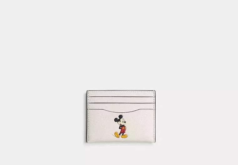 Disney X Coach Card Case In Regenerative Leather With Motif | Coach (US)