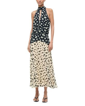 STAUD Camryn Two Tone Tie Back Dress | Bloomingdale's Women | Bloomingdale's (AU)