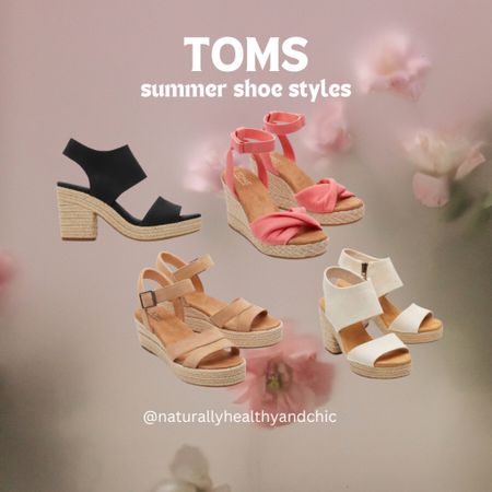 Tom’s new shoe styles for spring. Summer sandals , wedges, functional . 

#LTKshoecrush #LTKworkwear #LTKfindsunder100