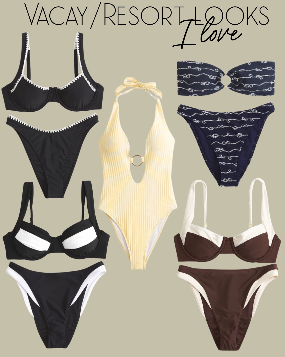 Swimsuit bikini resort wear vacation 

#LTKSeasonal #LTKSaleAlert