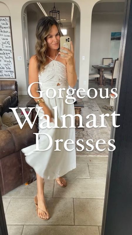 Like and comment “WALMART MAXI” to have all links sent directly to your messages. Y’all I can’t believe this dress is from Walmart - quality is 10/10, lined and gorgeous colors ✨ 
.
#walmart #walmartfashion #walmartfinds #dresses #weddingguestdress #resortstyle #beachdress #summerstyle #summerdress #momstyle 

#LTKSaleAlert #LTKWedding #LTKFindsUnder50