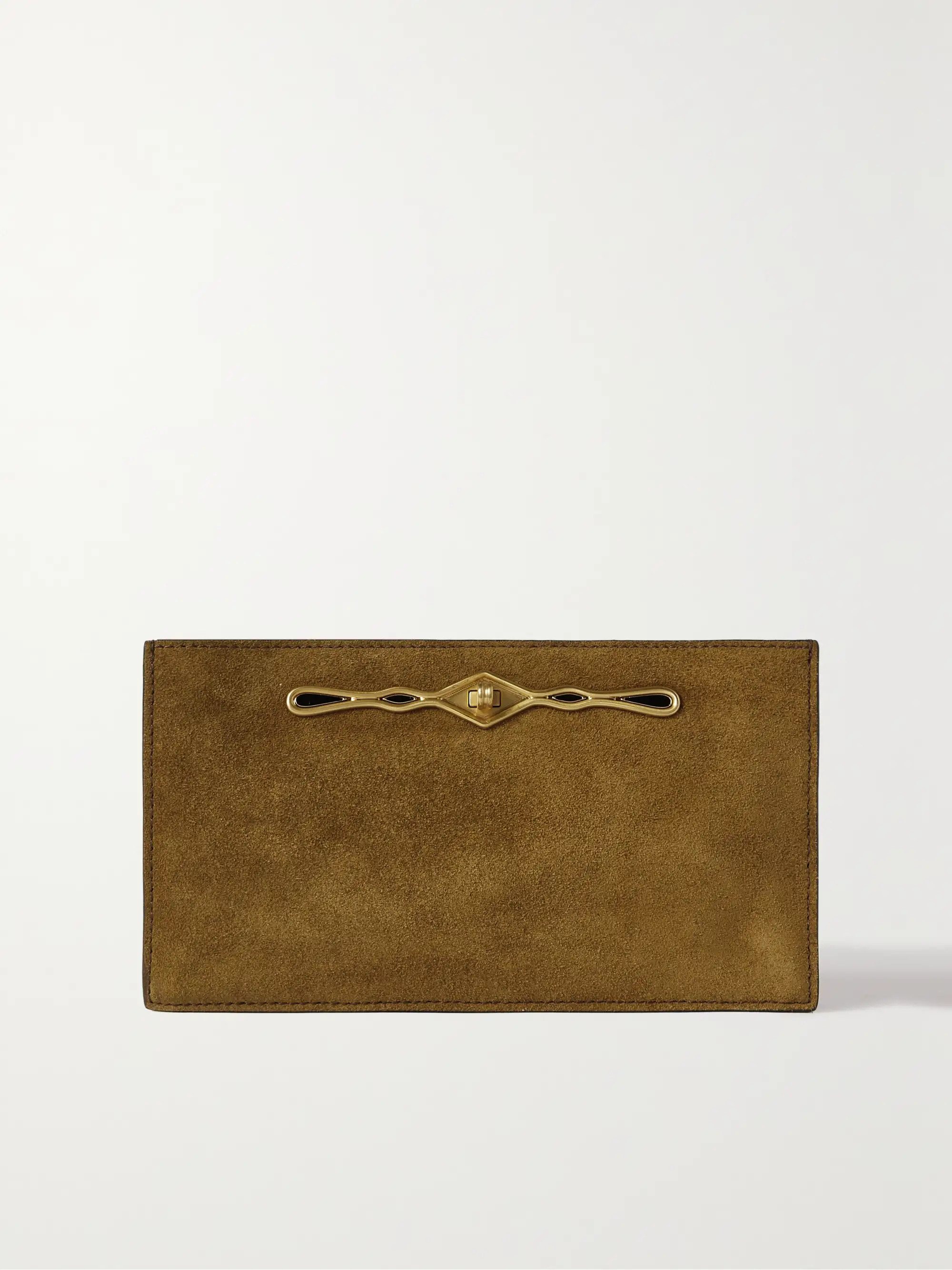 + Fernando Jorge Ease embellished suede clutch | NET-A-PORTER (US)