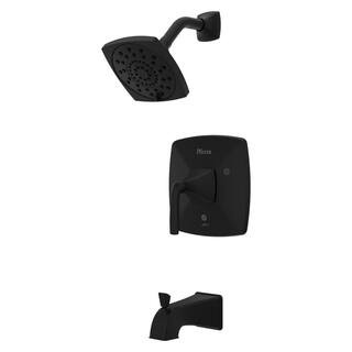 Bellance Single Handle 3-Spray Tub and Shower Faucet in Matte Black | The Home Depot