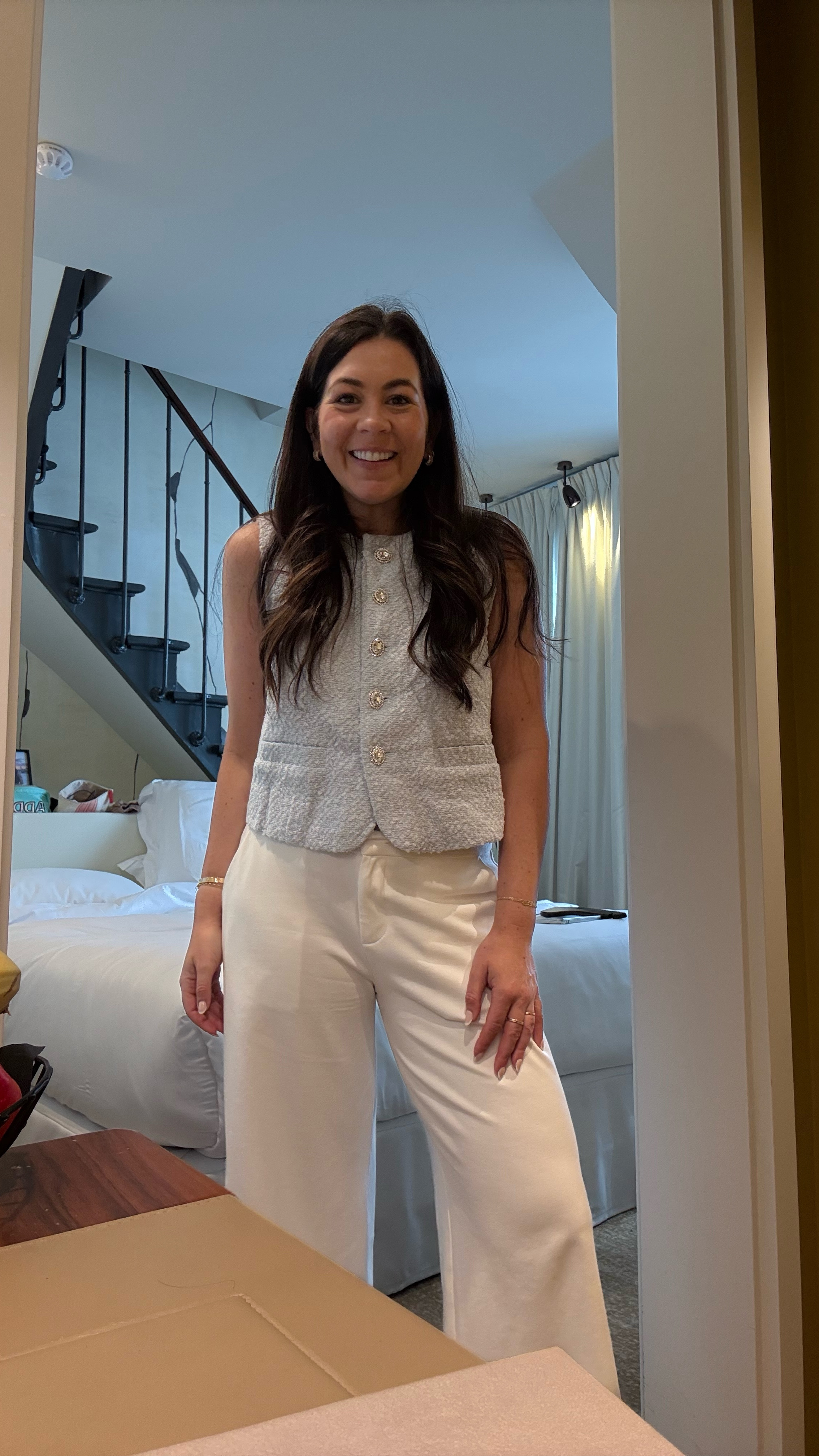 Heading to breakfast in Paris #tweed #tweedvest #vest #ootd #paris #parisoutfit

#LTKPetite #LTKTravel #LTKWorkwear