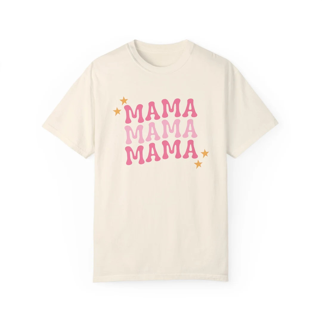 MAMA T-shirt, Comfort Colors | Etsy (US)