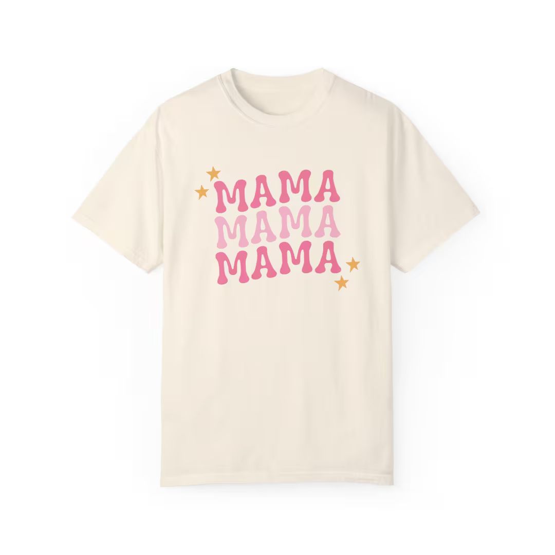 MAMA T-shirt, Comfort Colors | Etsy (US)