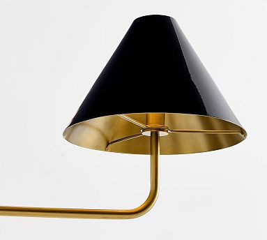 Monroe Mobile Black Enamel Shade, Set of 2 (10") | Pottery Barn (US)