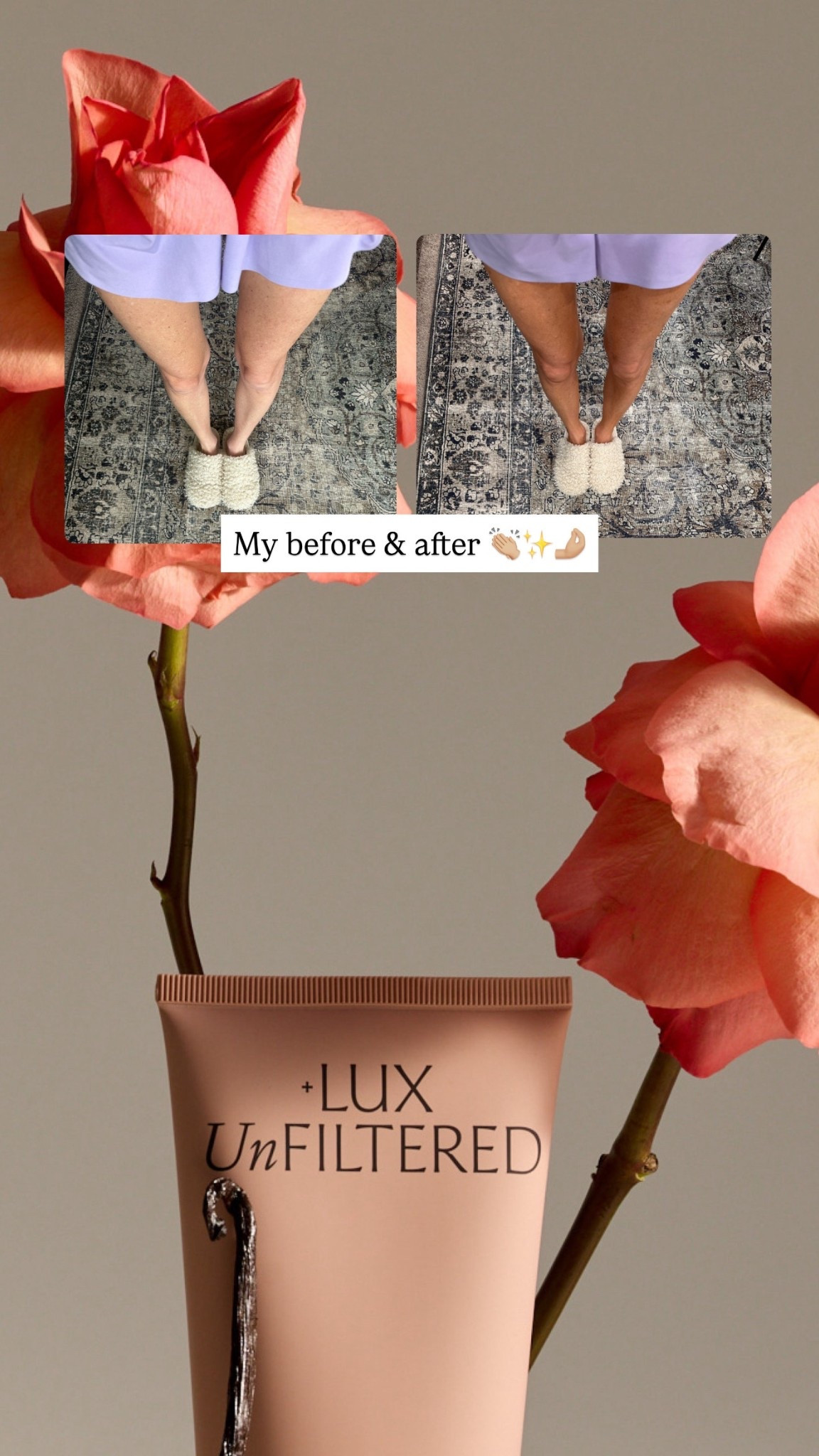 Lux unfiltered summer skin in no 32 classic vanilla caviar! The tan is so good 👏🏼🤌🏼✨