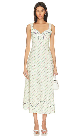 Sweet Hearts Midi Dress In Ivory Combo | Revolve Clothing (Global)