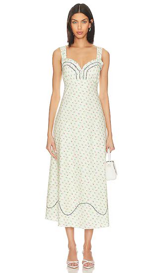 Sweet Hearts Midi Dress In Ivory Combo | Summer Outfits Womens | Summer Outfits Casual  | Revolve Clothing (Global)