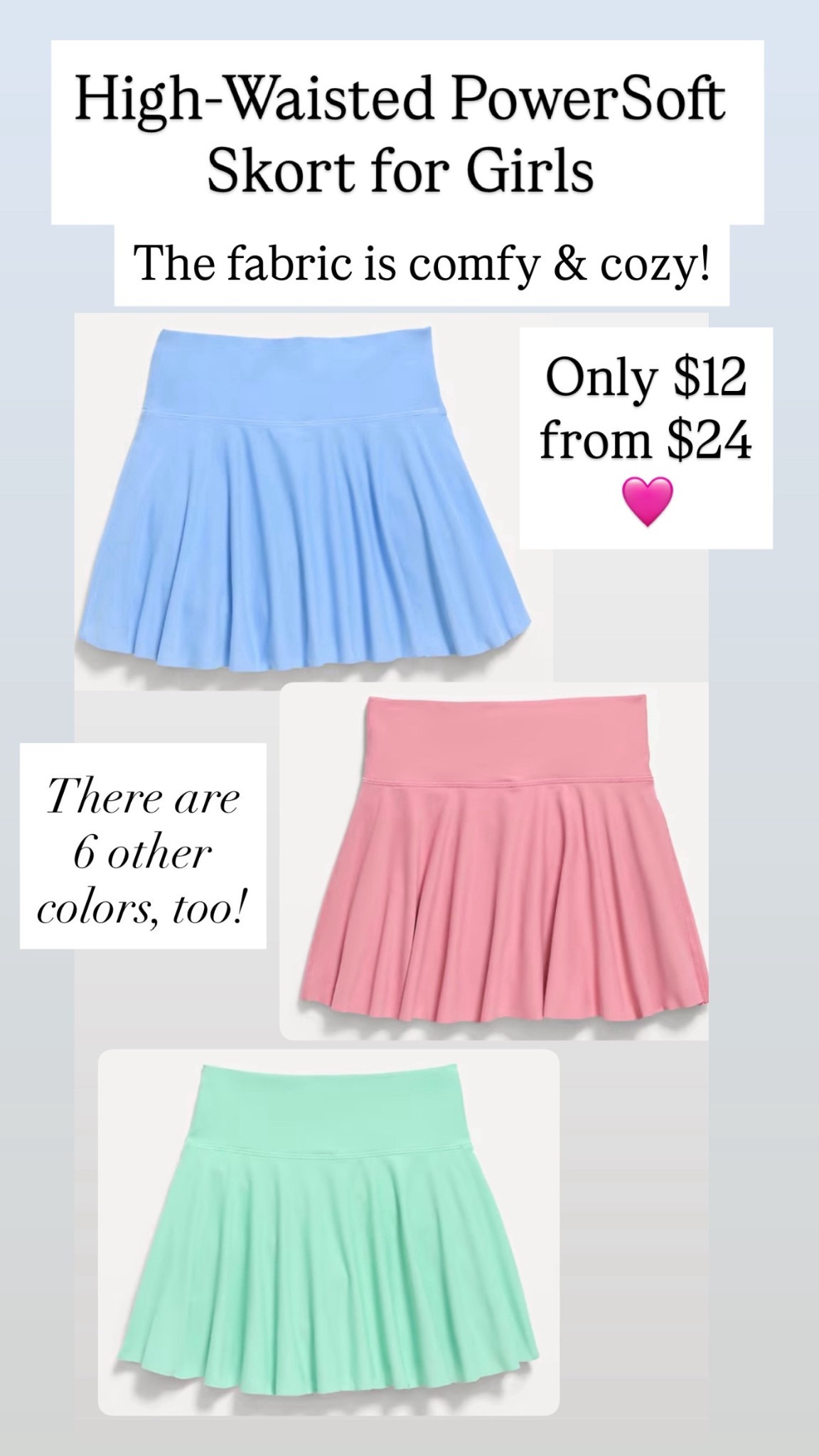 Powersoft skorts for girls 

#LTKSaleAlert #LTKKids