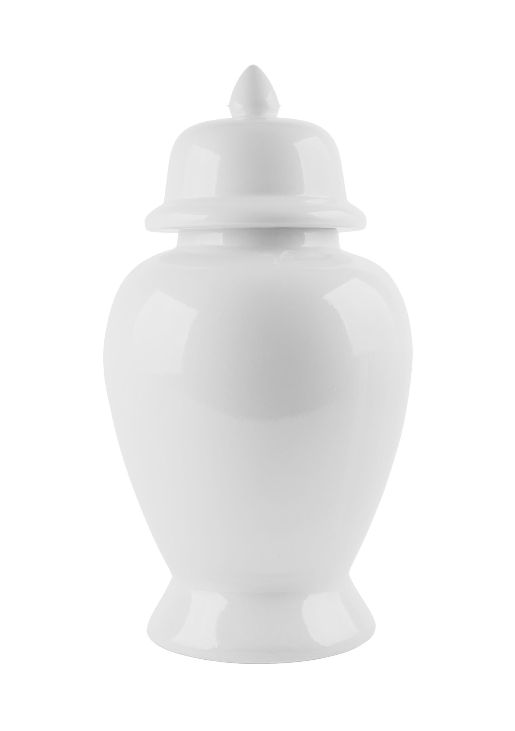 White Ceramic Decorative Ginger Jar | Belk