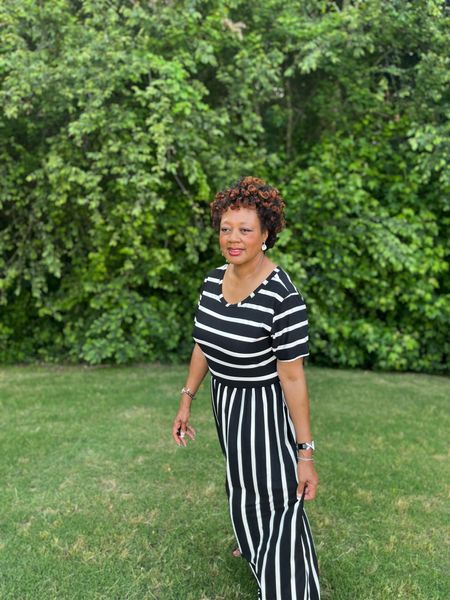 The dress is so soft and feels amazing. Can be worn to any casual party, beach or vacation occasion. Who doesn’t love pockets! Right? 

#reel #confidence #knowthyself #knowledgeispower #faith #immabeok #knowthatyouknow #believeinyourself #love #faith #faithingod #selconfidence #fashion #maxidress #stripes #print #dress #styleinspo #summerfashion 

#LTKsalealert #LTKunder50