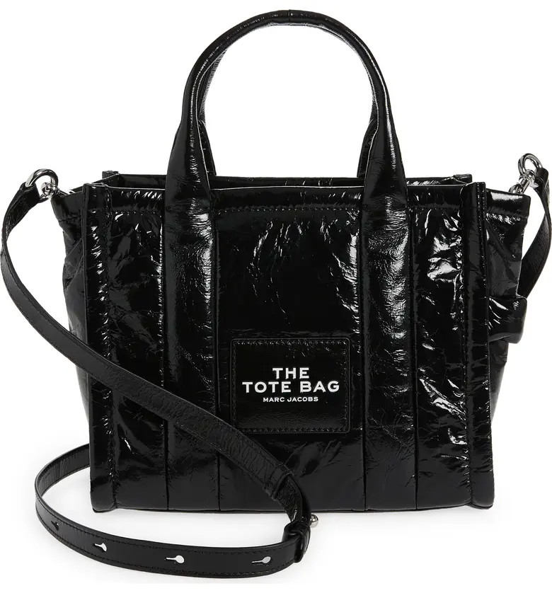 The Crinkle Leather Mini Tote Bag | Nordstrom