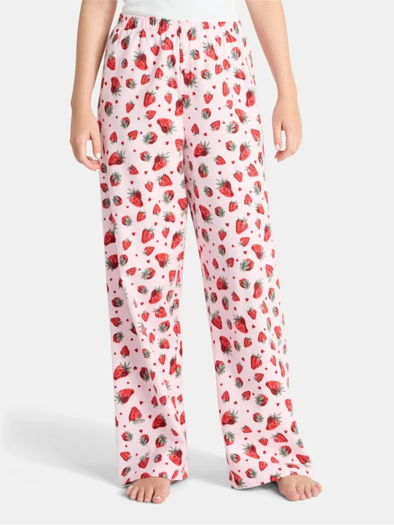No Boundaries Sleepwear Cotton Boxer Pants, 31'' Inseam, Women’s - Walmart.com | Walmart (US)