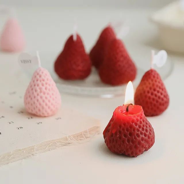 Nicstak - Set of 1 / 4: Strawberry Candle | YesStyle Global