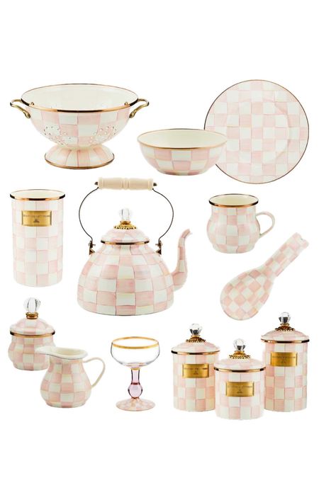 Prettiest pink kitchen accessories and dinnerware perfect for airing and summer 💗 love the pink kettle and colander! 

#LTKhome #LTKstyletip #LTKsalealert