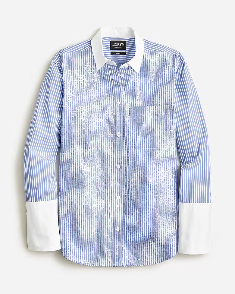 Collection garçon shirt in sequin | J.Crew US