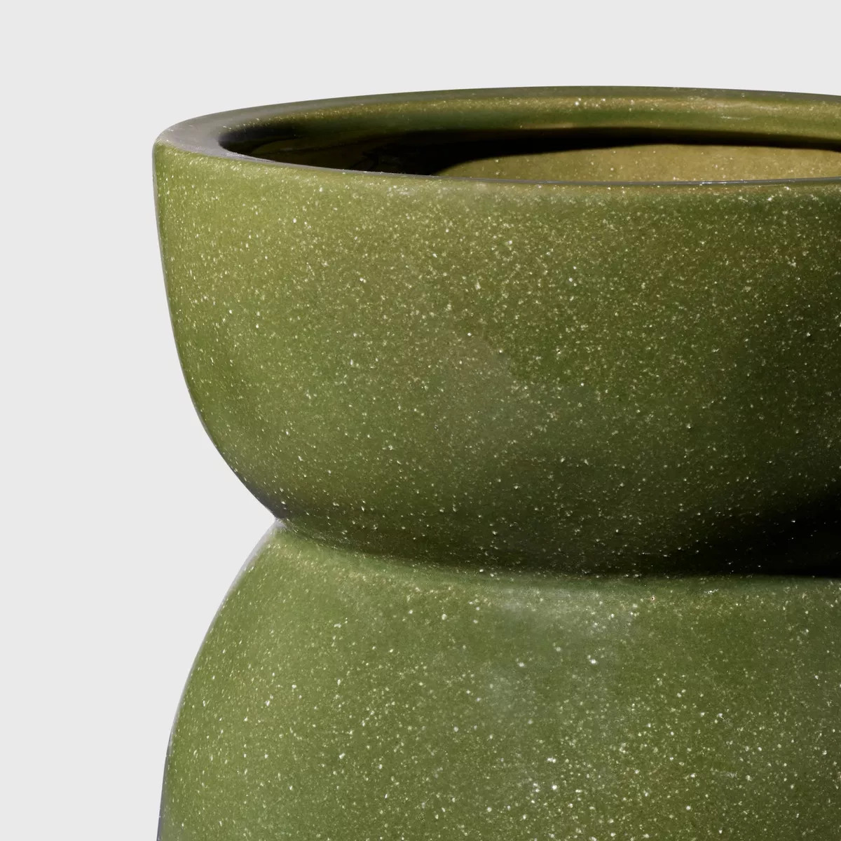 Glossy Textured Vase Dark Green - Threshold™ designed with Studio McGee | Target