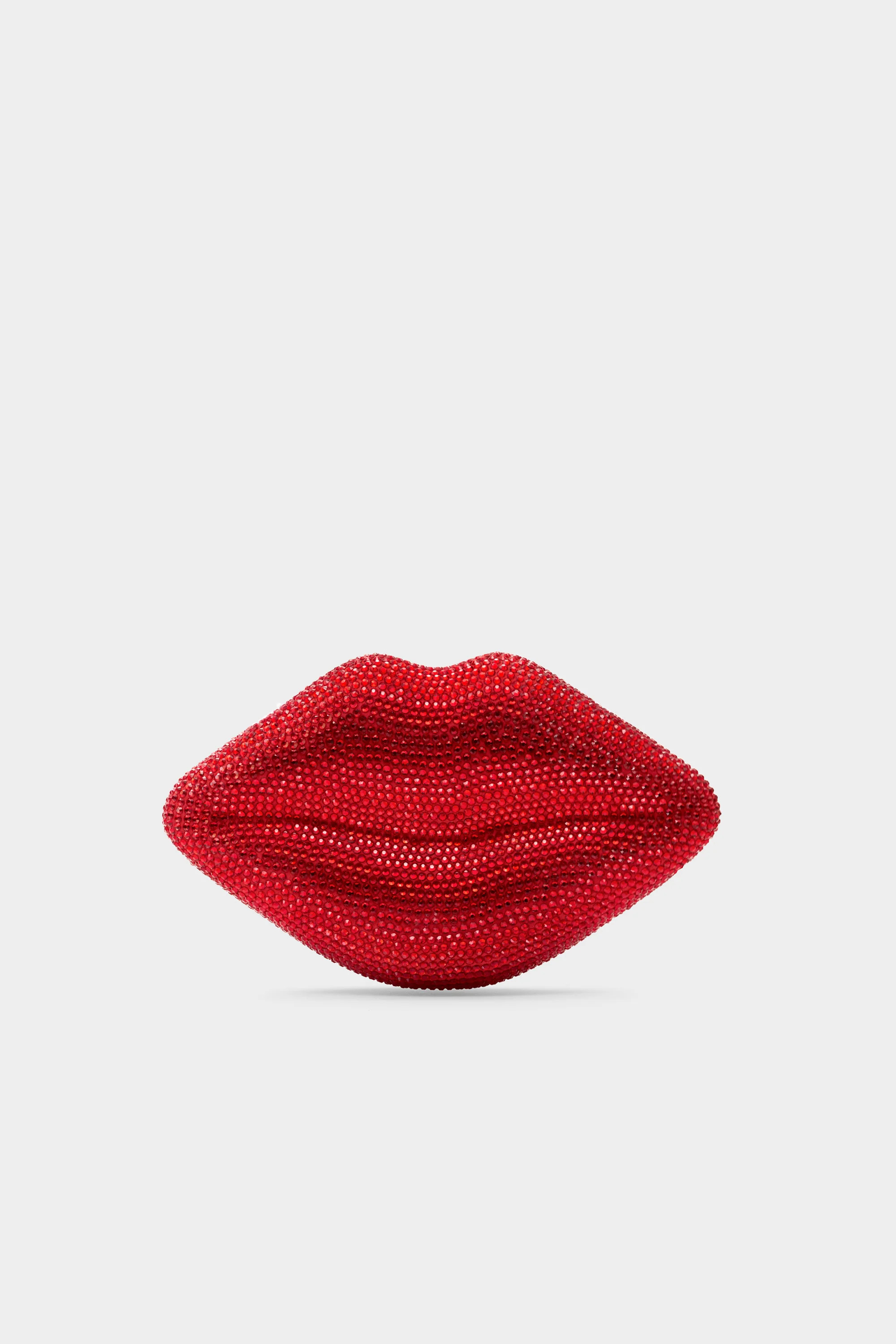 Crystal Lip Clutch in Lucky Red | SIMONMILLER | Simon Miller