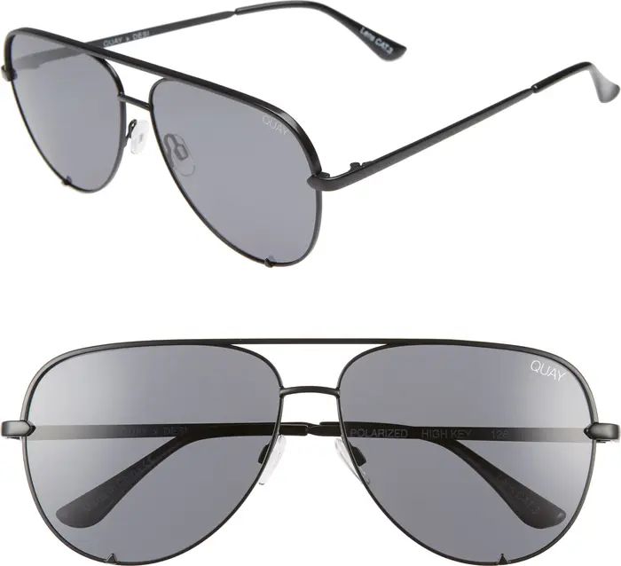Quay Australia High Key 62mm Oversize Aviator Sunglasses | Nordstrom | Nordstrom