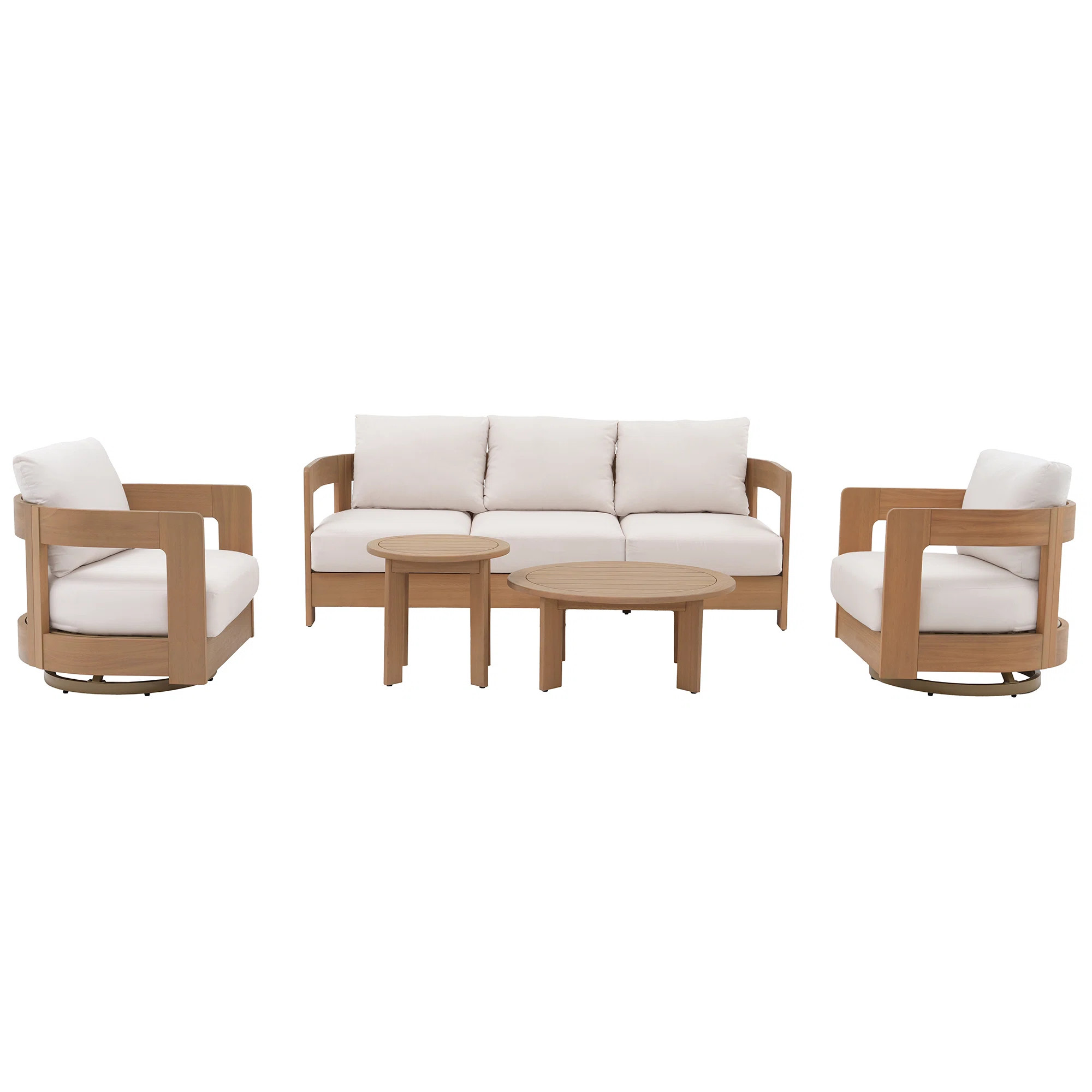 Frances Eucalyptus 5 Piece Seating Group | Wayfair North America