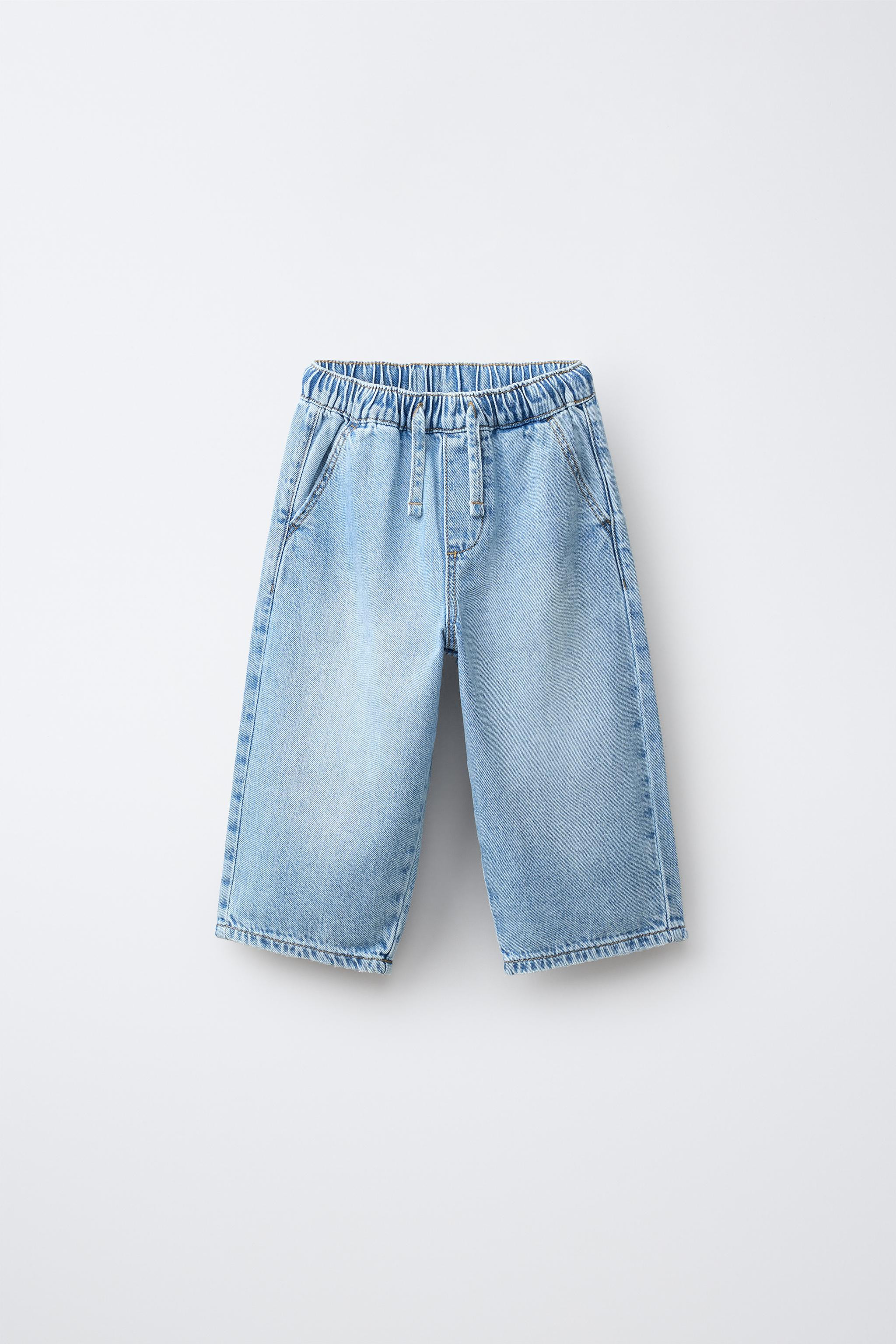 LOOSE TIE-WAIST JEANS | Zara US
