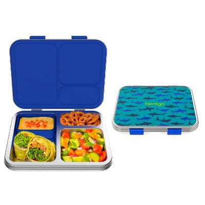 Bentgo Kids' Stainless Steel Bento Lunch Box - Shark | Target