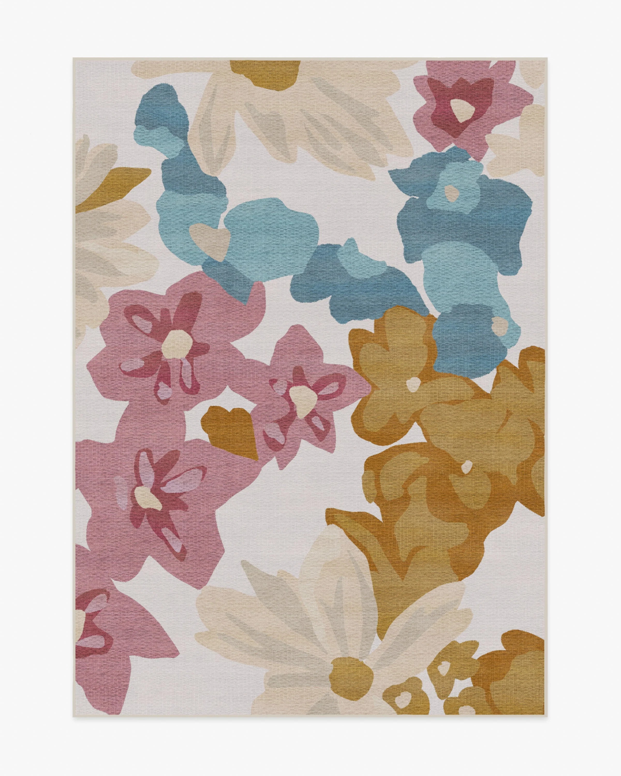 Freesia Ivory Multicolor Rug | Ruggable US | Ruggable