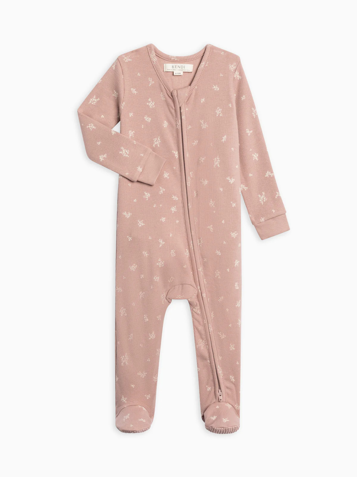 Kit Ribbed Zipper Sleeper | Colored Organics